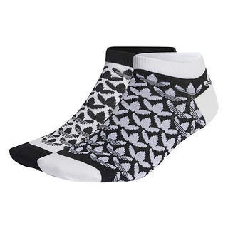 adidas 阿迪达斯 男女 三叶草系列 MONO LINER 2PP 运动 袜子 IB9168 S码