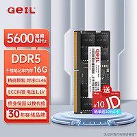 GeIL 金邦 16G DDR5-5600  笔记本内存条 千禧系列