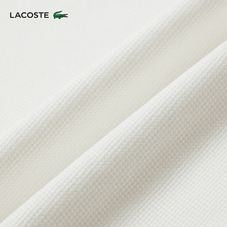 LACOSTE法国鳄鱼童装24年百褶设计短袖Polo衫PJ7322 2CQ/白色 12A /150