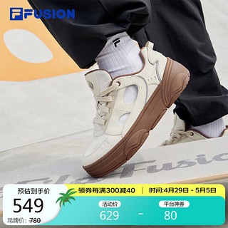 FILA 斐乐 FUSION斐乐潮牌女鞋RAPTURE专业滑板鞋2024夏时尚休闲鞋