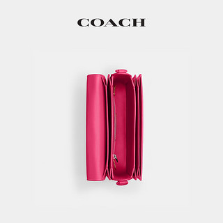 COACH 蔻驰 女士茶玫瑰图案ROGUE顶部手柄手袋 CU064 LH/火龙果色