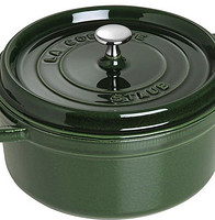 staub 珐宝 法国进口珐琅锅铸铁锅 莳萝绿20cm双耳煲汤锅烹饪锅具 40509-644