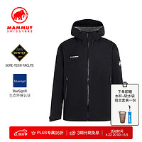 MAMMUT 猛犸象 Convey 男士GTX户外徒步防风防水硬壳冲锋衣夹克外套 黑色 M