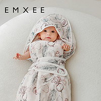 EMXEE 嫚熙 桑蚕丝新生婴儿抱被秋冬季纱罗襁褓宝宝包单