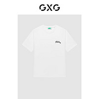 GXG 男装 商场同款柏拉兔联名短袖T恤 23年夏季 白色 170/M