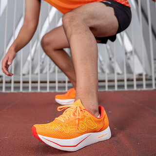 Do-WIN 多威 跑吧三代PB3.0全掌碳板马拉松竞速跑步运动鞋 橘色/MT93288A 42