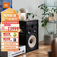 JBL 杰宝 4312G黑色HiFi无源音箱套装高端发烧级高保真监听大书架箱落地箱 2.0声道