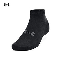 安德玛 UNDERARMOUR）Essential男女同款浅口训练运动情侣袜子-3双装1365745