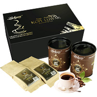 Lakun GAYO 印尼麝香猫咖啡豆现磨咖啡粉猫屎咖啡罐装礼盒装