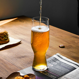 BOHEMIA捷克精酿啤酒杯洋酒杯薄款 水晶玻璃家用餐厅酒吧 BEERCRAFT手艺啤酒杯550ml 2支