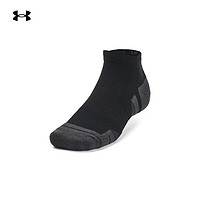 安德玛 UNDERARMOUR）Performance Tech男女情侣训练运动短袜子-3双装1379504 黑色001 L