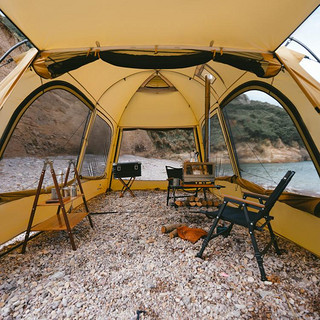 Naturehike 挪客沙丘10.9帐篷户外秋冬露营一室一厅超大型防寒防雨