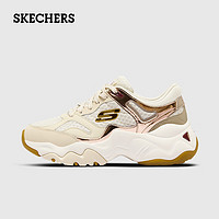 SKECHERS 斯凯奇 女鞋2024春上新女子透气轻便潮流熊猫鞋子时尚老爹鞋