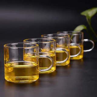 GIANXI玻璃茶壶耐热玻璃茶具茶水分离壶大容量泡茶壶2000ml+4只迷雅杯 2000ml+迷雅杯*4