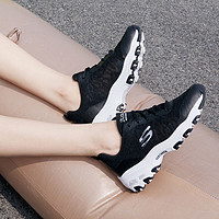 百亿补贴：SKECHERS 斯凯奇 老爹鞋四季女士新款网面透气舒适低帮运动休闲鞋896027