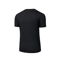 ERKE 鸿星尔克 T恤男春夏新款系列冰感跑步健身运动速干衣短袖男士t恤 正黑 XL