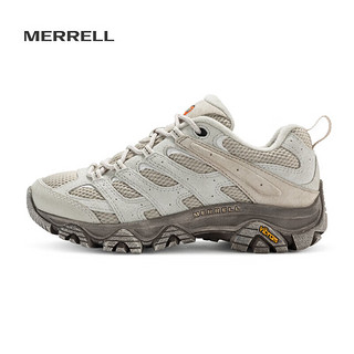迈乐（Merrell）迈乐女款户外减震MOAB3轻量徒步防滑耐磨透气徒步鞋 白灰米J035894 36
