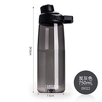 CAMELBAK 驼峰 便携户外运动水杯大容量水壶龙口2.0单层水瓶 0.75L（炭灰色）| 268718