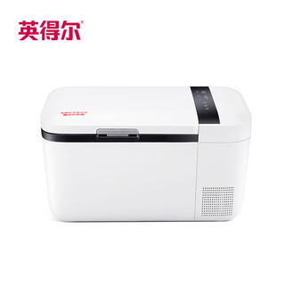 英得尔车载冰箱20L双温双控魔术分区内置电池轿车12V车家两用220V MAX