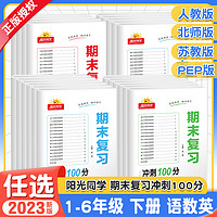 《阳光同学·期末复习15天冲刺100分》（2023版、下册、年级/科目/版本任选）