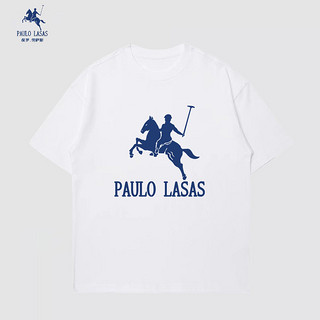 PAULO LASAS 保罗·劳萨斯 官网新品2024纯棉短袖t恤男女潮牌T恤