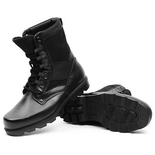 3515强人男靴双密度作战靴户外训练靴透气防滑登山靴男靴户外靴 男款黑色 40