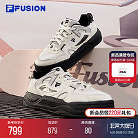 FILA 斐乐 欧阳娜娜同款FILA FUSION斐乐潮牌女鞋BANK II轻量板鞋2024夏新款