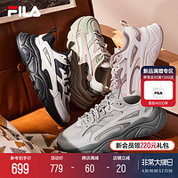 FILA 斐乐 女鞋透气老爹鞋运动鞋2024夏火星1S休闲鞋男鞋