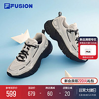 FILA 斐乐 欧阳娜娜同款FILA FUSION斐乐女鞋老爹鞋2024夏风帆鞋运动跑步鞋