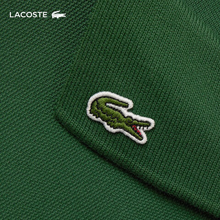 LACOSTE法国鳄鱼男装24年纯色简约短袖Polo衫PH8017 132/鳄鱼绿 4 /175
