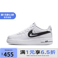 NIKE 耐克 YY胜道体育 青少年 AIR空军一号 时尚潮流运动休闲鞋 DR7889-100 37.5