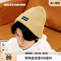 SKECHERS 斯凯奇 缤纷休闲系列毛线帽男保暖针织帽女