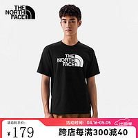 北面 短袖T恤7WCI JK3/黑色 XL