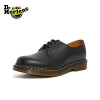 Dr.Martens 马丁春夏1461 新中式通勤软皮黑色男女款3孔马丁单鞋 黑色 37