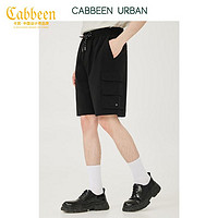 百亿补贴：Cabbeen 卡宾 商场同款卡宾都市男装针织短裤夏新款刺绣运动裤Y2222161005