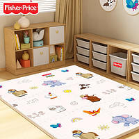 费雪（Fisher-Price）婴儿爬行垫EPE双面加厚儿童拼接垫宝宝爬爬垫泡沫垫2CM小象6片