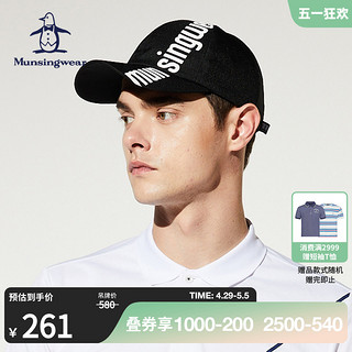 Munsingwear 万星威 男士秋冬高尔夫运动休闲时尚舒适字母印花帽子