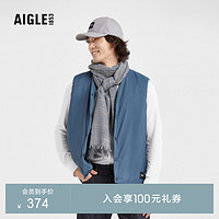 AIGLE 艾高 秋冬款ACERTOW男毛料时尚格纹印花图案休闲柔软舒适围巾