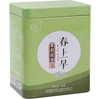 春上早飘雪茉莉花茶 2024新茶独立小袋 特级花茶四川茶叶独立小袋礼盒装 茉莉花茶 60g * 1盒