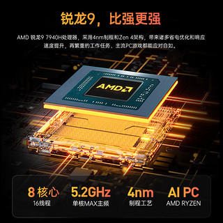 机械师（MACHENIKE）创物者Mini AMD高性能办公游戏电脑台式迷你主机（R9-7940H无内存硬盘准系统WIFI6）