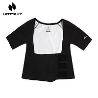 HOTSUIT 后秀 暴汗服运动瑜伽束腰2024夏季 黑色(发汗衣)