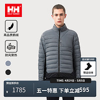 HELLY HANSEN, HH HELLY HANSEN, H/H海丽汉森hh男女23新保暖1877轻量可溯源鹅绒羽绒服暖空气 深灰色-男款 L