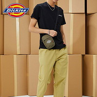 Dickies 帝客 字母印花休闲纯色拉链斜跨包 DK010506