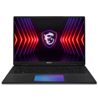 MSI 微星 泰坦18Ultra 2024款 十四代酷睿版 18英寸 游戏本 黑色(酷睿i9-14900HX、RTX 4080 12G、128GB、4TB SSD、4K、Mini LED、120Hz)