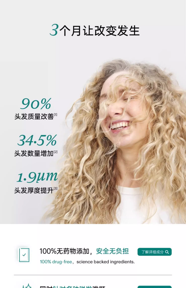 补贴购：低至333元，脱发必入手！Nutrafol联合利华NF黄金胶囊补贴活动！