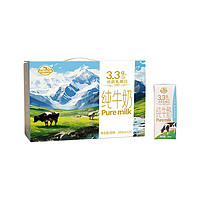 庄园牧场 纯牛奶 200ml*24盒