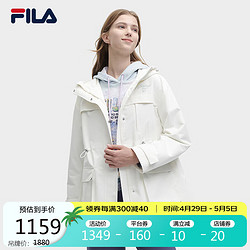 FILA 斐乐 官方xTHE MET莫奈联名女士棉服2023冬季雪丽连帽上衣