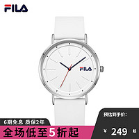 FILA 斐乐 手表男女潮流情侣简约运动硅胶欧美石英腕表 FLM38-6052-003