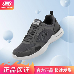 SKECHERS 斯凯奇 秋冬男鞋舒适缓震运动鞋男子舒适超轻软底跑步鞋