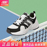 百亿补贴：SKECHERS 斯凯奇 女鞋透气网面女鞋舒适休闲鞋老爹鞋熊猫鞋运动鞋8730078